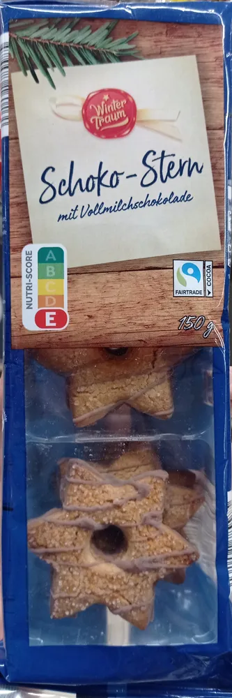 Schoko-Stern mit Vollmilchschokolade