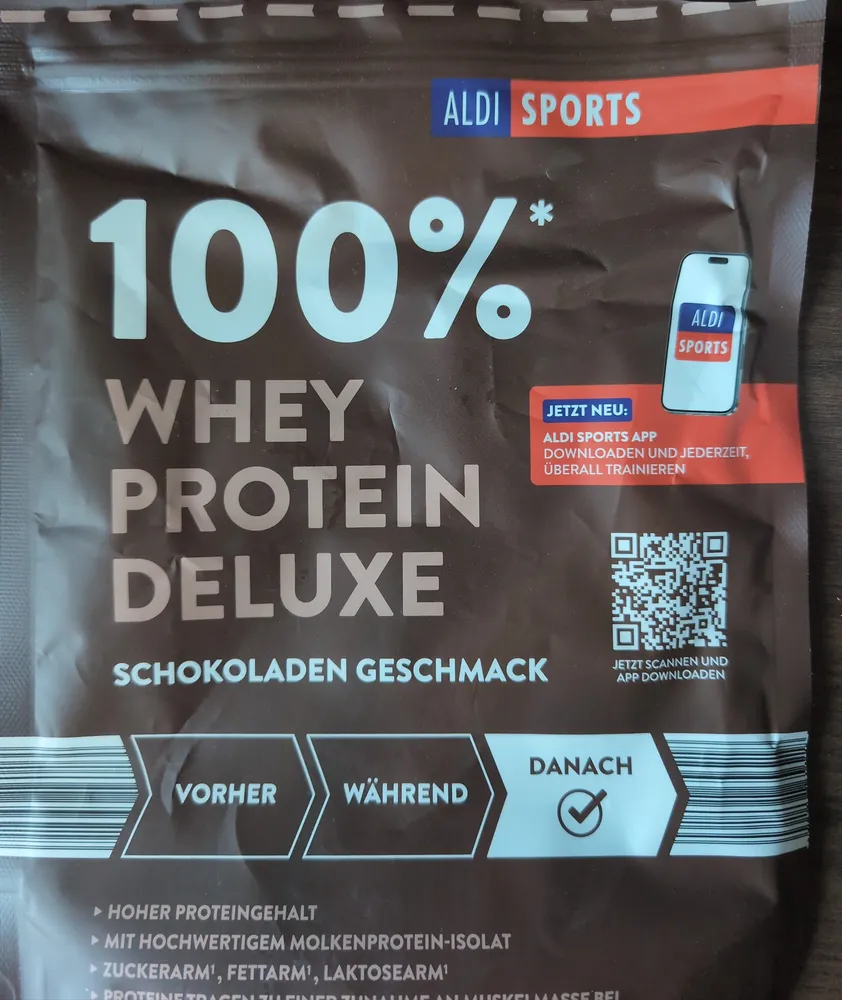 WHEY PROTEIN DELUXE SCHOKOLADEN GESCHMACK