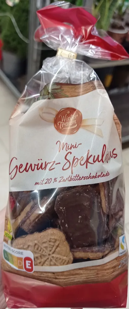 Mini-Gewürz-Spekulatius mit Zartbitterschokolade