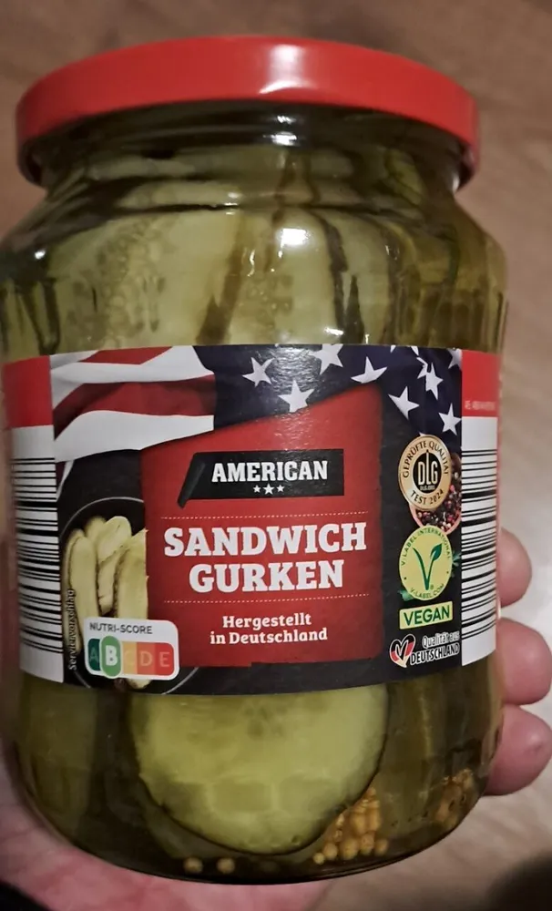 Sandwich Gurken American