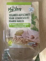 Veganer Aufschnitt mit Gurkerl