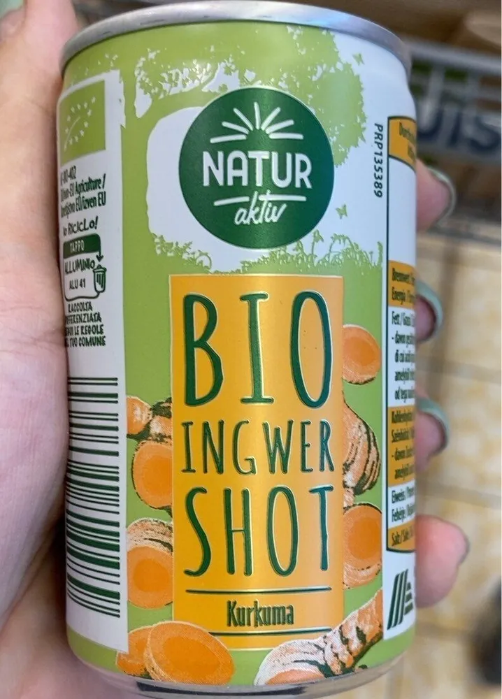 Bio Ingwer Shot Kurkuma