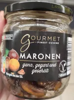 Maronen ganz, gegart und geschält