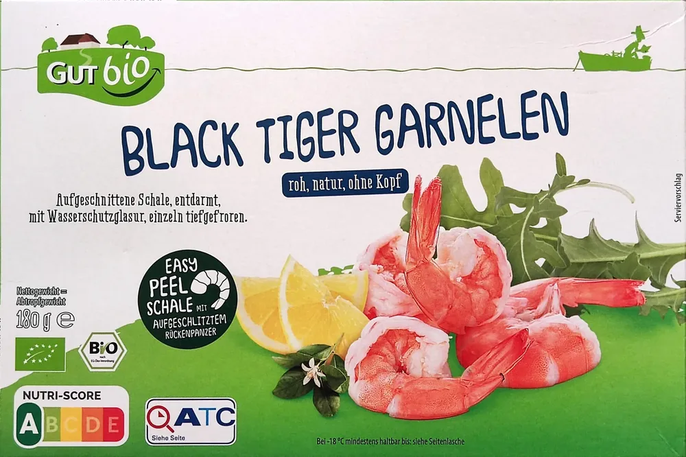 Black Tiger Bio-Garnelen