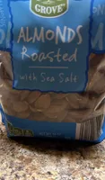 Almonds roasted with sea salt