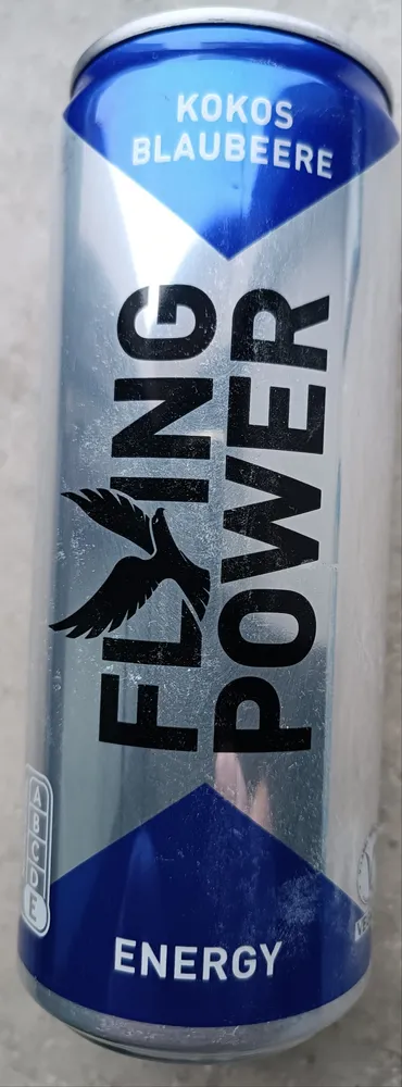 Flying Power Energydrink Kokos-Blaubeere