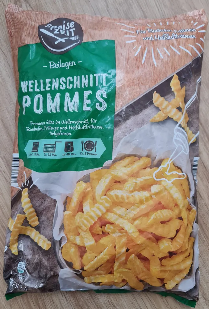 Wellenschnitt-Pommes