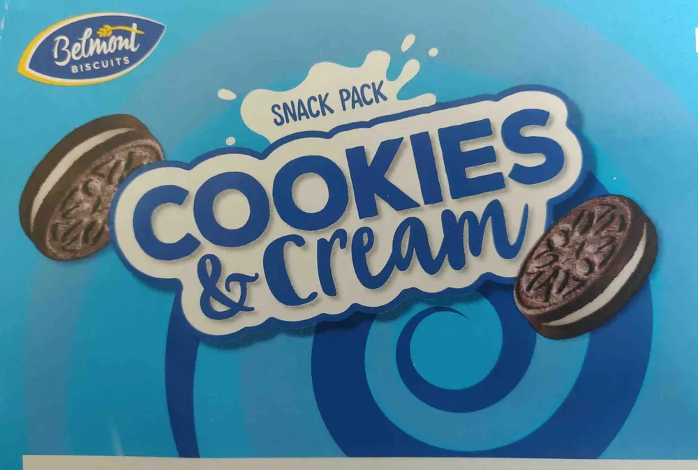 Belmont Biscuits Cookies & Cream Snack Pack