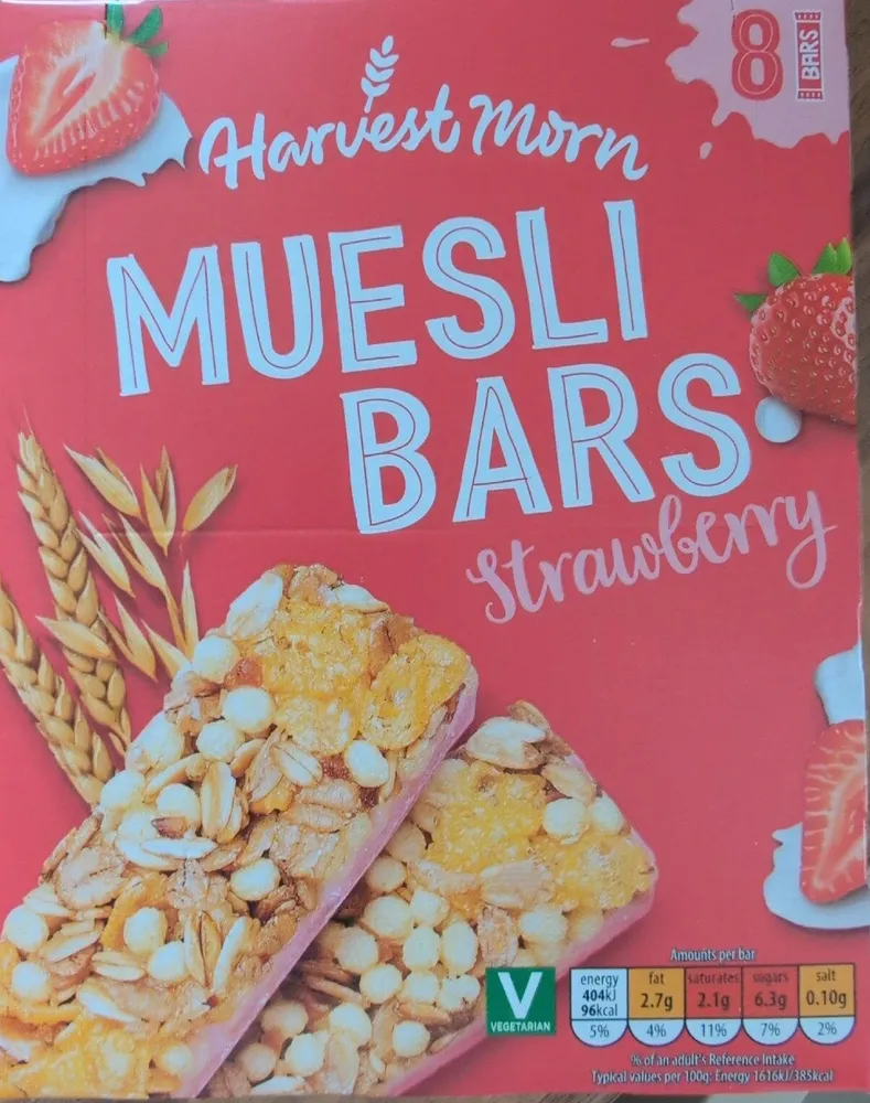 Strawberry Muesli Bars