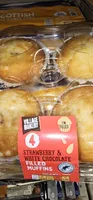 Strawberry And White Chocolate Muffin