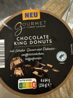 Chocolate King Donuts 4er-Pack