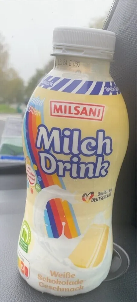 Milch Drink Weiße Schokolade Geschmack