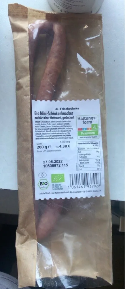 Bio mini-Schickenknacker