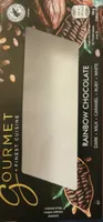 Rainbow chocolate gourmet