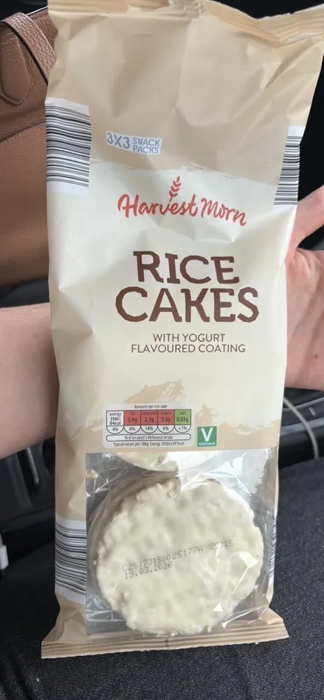 Rice Cakes with Yoghurt Flavoured Coating