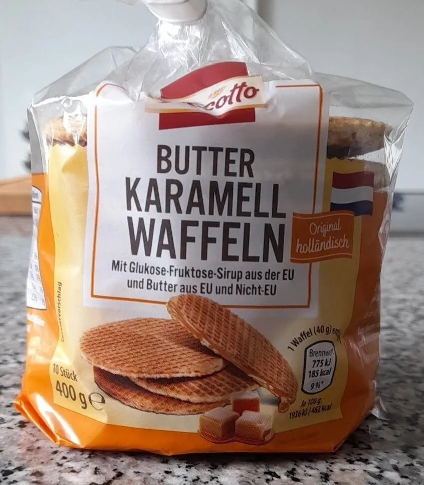 Butter Karamell Waffeln