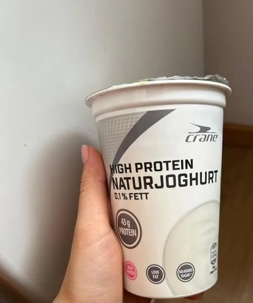 High protein naturjoghurt