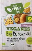 veganes Bio Burger-Kit