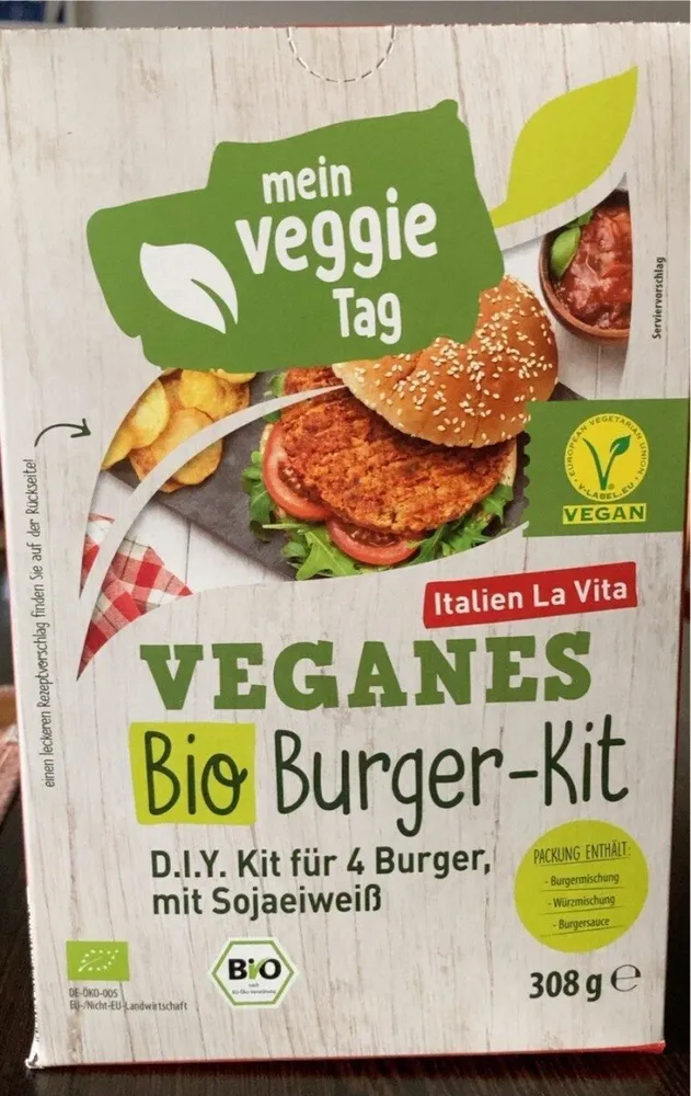 Veganes Bio Burger-Kit