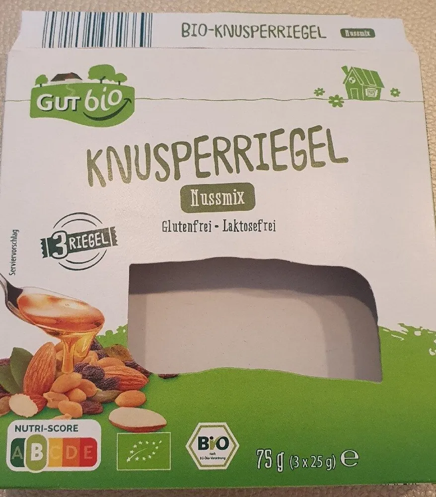 Knusperriegel Nussmix