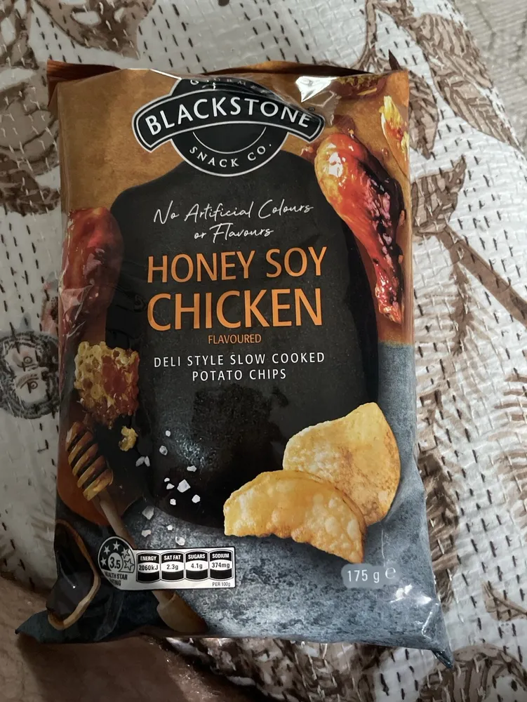 Honey Soy Chicken Flavoured Deli Style Slow Cooked Potato Chips