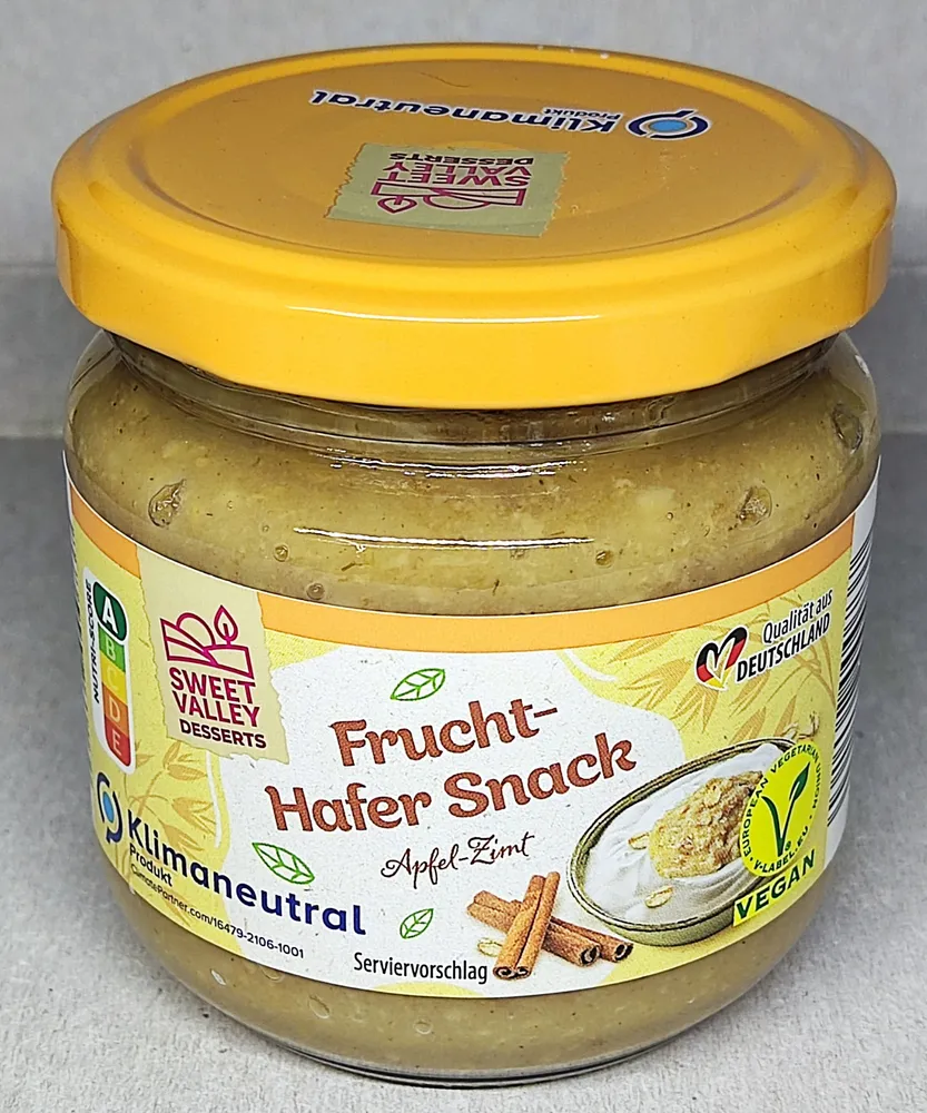 Frucht-Hafersnack - Apfel-Zimt