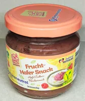 Frucht-Hafersnack - Apfel-Erdbeer-Himbeermark