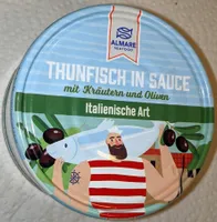 Thunfisch in Sauce -  Italienische Art (mit Kräutern & Oliven)