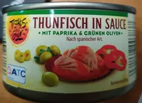 Thunfisch in Sauce  - Mit Paprika & grünen Oliven