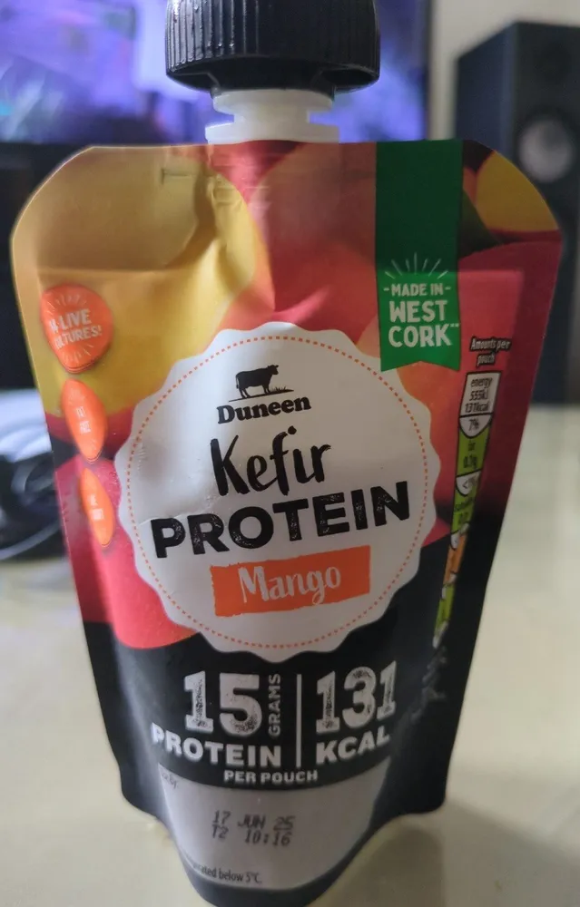 Duneen Kefir Protein Yogurt Pouch Mango