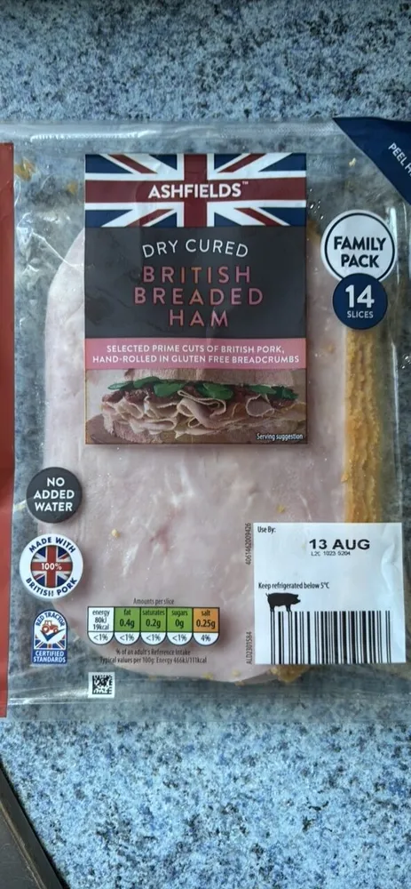 British Breaded Ham
