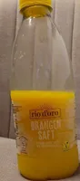 Orangen-Direktsaft mit Fruchtfleisch