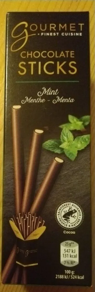 Gourmet chocolate sticks