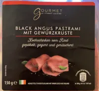 Black angus pastrami mit gewürzkruste