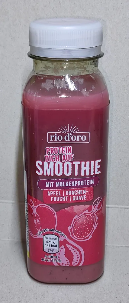 Smoothie Plus - Apfel-Drachenfrucht-Guave + Molkenprotein