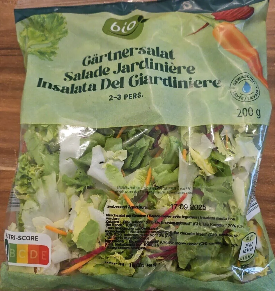 Gärtnersalat Salade Jardinière Insalata Del Giardiniere