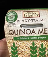 Ready to eat quinoa meal- artichoke and roasted peppers