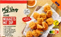 Vegane Nuggets mit Dip