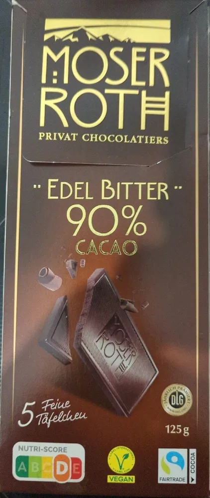 Edelbitter 90 % Cacao