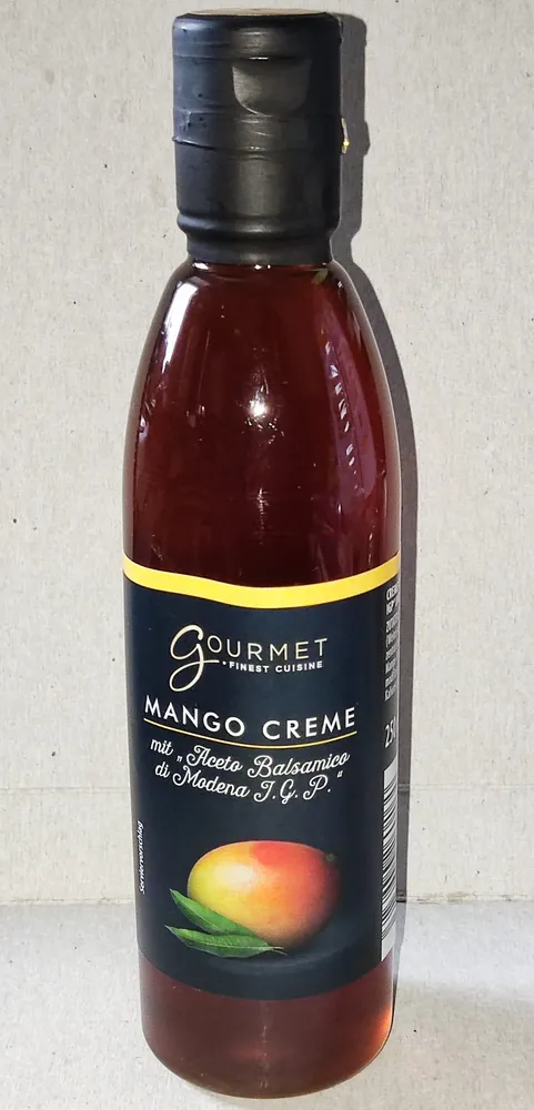 Mango-Creme mit Aceto Balsamico di Modena IGP
