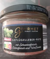 Geflügelleber-Pâté mit Schweinefleisch, Entenfleisch und Weißwein