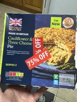 Cauliflower & Three Cheese Pie