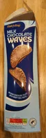 Dairyfine MILK CHOCOLATE WAVES BELGIAN CHOCOLATE F