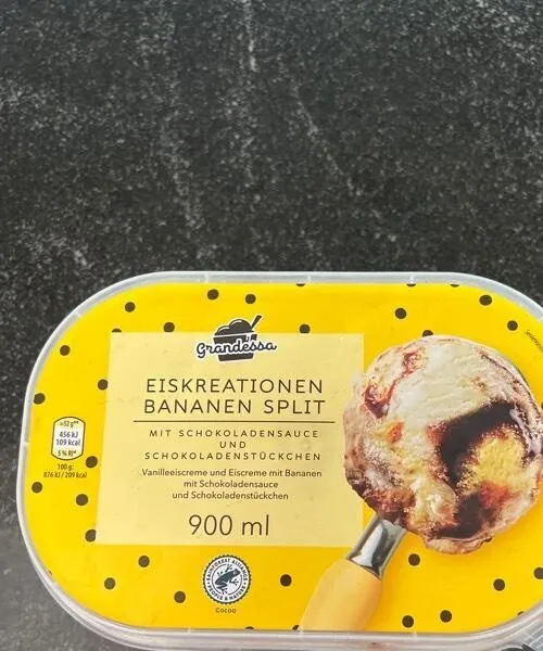 Eiskreationen - Bananen-Split