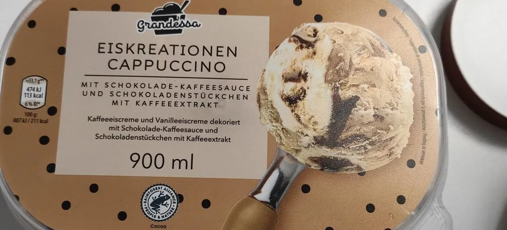 Glace chocolat café