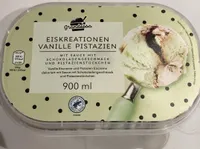 Eiskreationen Vanille Pistazien