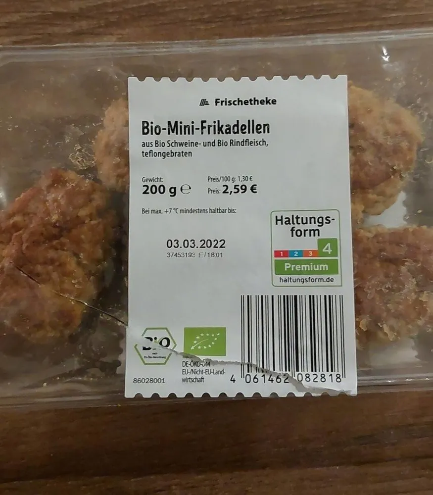 Bio Mini Frikadellen