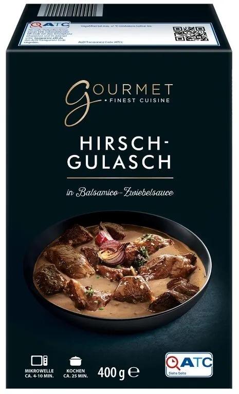 Hirschgulasch