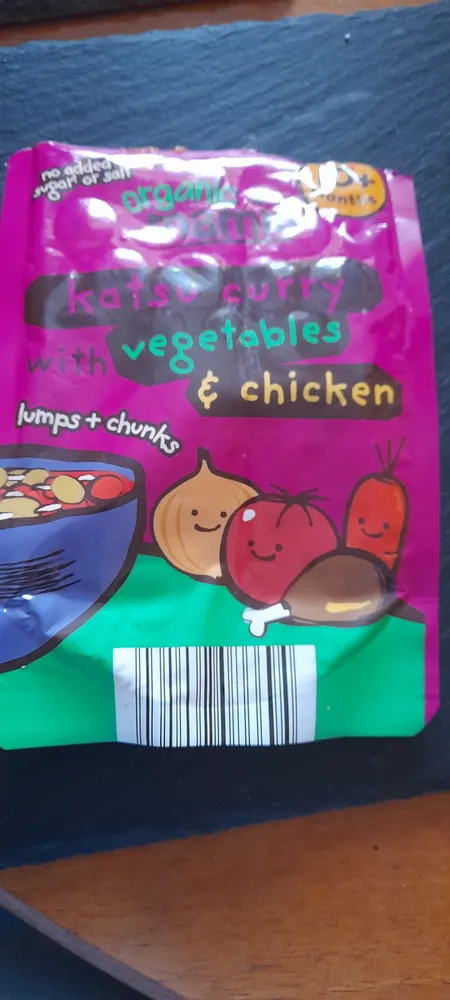 katsu curry with vegetables & chicken