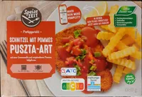 Schnitzel mit Pommes - Puszta-Art